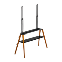 Soporte de TV Easel Studio TV Floor Stand | Compatible VESA 200x200 a 600x400 | Para Pantallas de hasta 75 Pulgadas | Capacidad de Peso 40 kg | Altura Ajustable 905-2590 mm | Incluye Cable Anti-Caída