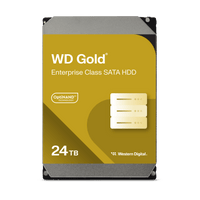 Disco Duro Empresarial WD Gold / SATA 6 Gb/s / 24 TB / 7200 RPM / Tecnología HelioSeal / ArmorCache / 5 Años Garantía / 2.5M Horas MTBF