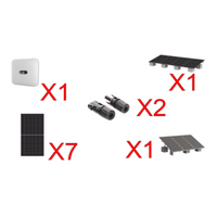 Kit Solar Interconexion  / 4 kW  220Vca / Inversor HUAWEI/ Montaje Incluido