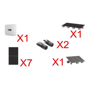 Kit Solar Interconexion  / 4 kW  220Vca / Inversor HUAWEI/ Montaje Incluido