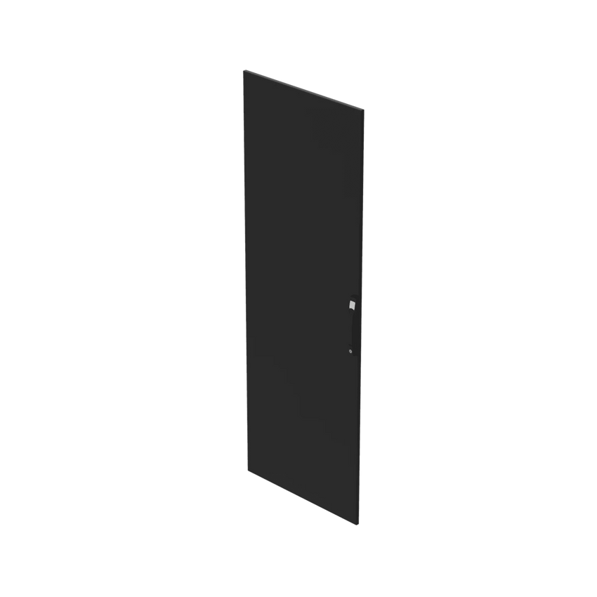 Puerta Sólida para ProLine V/D / 2000x700 mm (78.7x27.6 in) / Acero Negro RAL 9005 / cUL Listed / EIA RS-310-D