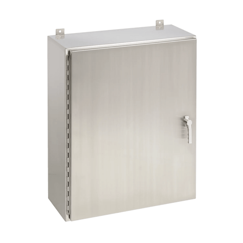 Gabinete de Pared NEMA 4X, Acero Inoxidable 304, Cierre de 3 Puntos, 914 x 914 x 305 mm