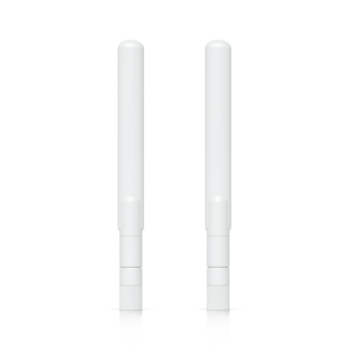 Par de Antenas Omnidireccionales Ideales para el UK-Ultra. Incluye dos Antenas de Doble Banda con 3 dBi en 2.4 GHz y 4 dBi en 5 GHz