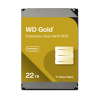 Disco Duro Empresarial WD Gold / SATA 6 Gb/s / 22 TB / 7200 RPM / Tecnología HelioSeal / ArmorCache / 5 Años Garantía / 2.5M Horas MTBF