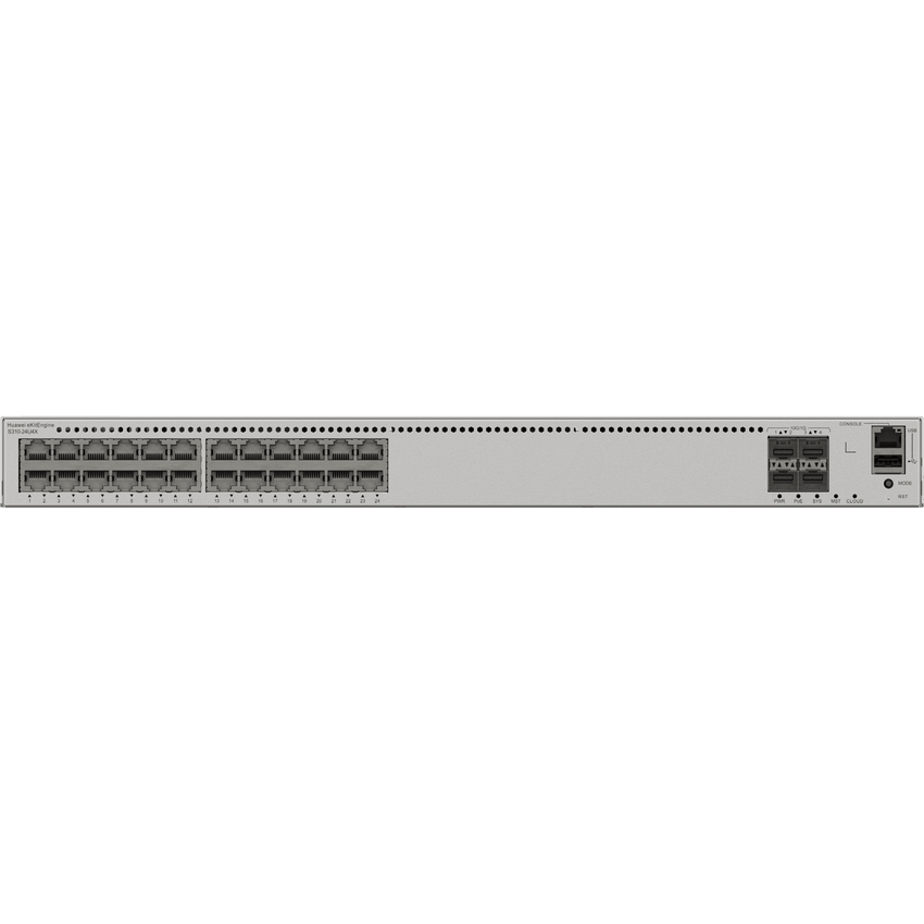 Switch eKit Distribución/Acceso Administrable Capa 3 / 24 Puertos Gigabit PoE++ & 4 Puertos SFP+ 10 Gbps / PoE Budget 2,268 W / Soporta iStack / Gestión Gratuita desde la Nube / Sin Licenciamiento