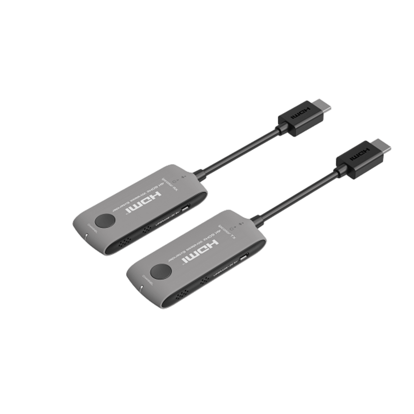 Extensor HDMI Inalambrico | 4K@60Hz | 20 Metros Distancia | HDMI 2.0 HDCP 2.2 | IEEE 802.11ax | 5GHz Band | Baja Latencia