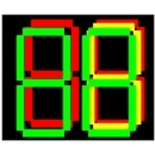 Semáforo de Cuenta Regresiva DX-3-T-1 / LED / Colores Tricolor / Carcasa PC + ABS / Protección IP53 / Visualización Simultánea de Tiempo y Colores