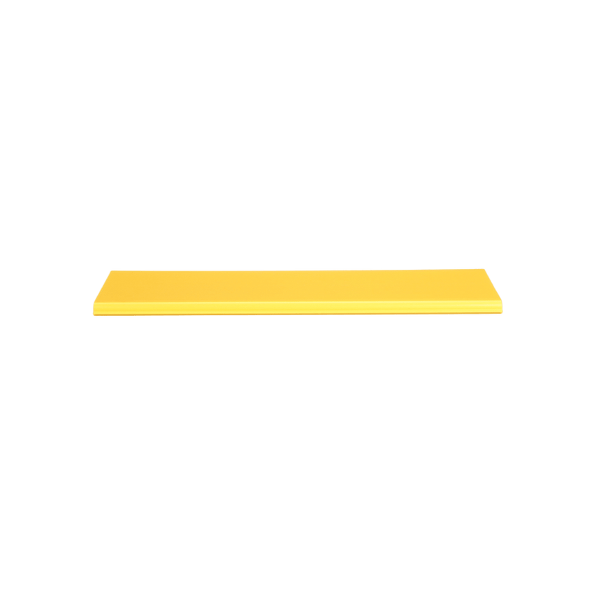 Tapa Con Bisagra a Presión Para Canaleta FiberRunner™ FR6X4YL6, de PVC Rígido, Color Amarillo, 10 ft. de Largo