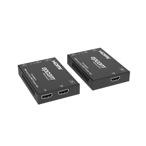 Extensor HDMI™ Sobre IP | Codificador Y Decodificador | 150m Por Cable CAT6 | Compatible Con Red Gigabit | Video Full HD | Compresión EZCast | Control IR Unidireccional