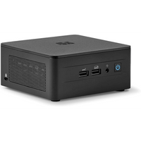 Mini PC NUC Barebone / Core i7-1360P (13 Gen) / Wi-Fi 6E + 2.5GbE / Bluetooth / No incluye Memoria RAM, SSD y S.O.  / Incluye fuente