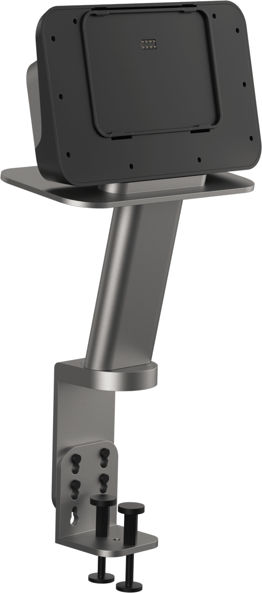 Soporte Fijo para Mesa / Tablet SUNMI CPad / Quick Lock / Doble Seguro / Giro 180° / Ocultamiento de Cables / Indicador Luminoso / Banco de Energía 160x81x28 mm