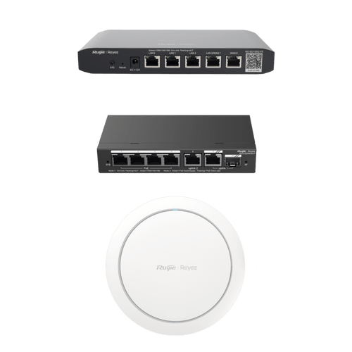 Equipos Ruijie DEMO Ideal para Probar Integraciones de Redes y WiFi 6 con CCTV
