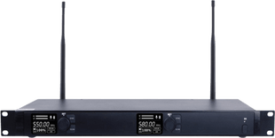 Receptor Inalámbrico Dual Canal Digital U-Band | 4 Bandas de Frecuencia (470-830 MHz) | Transmisión Digital pi/4-DQPSK | Pantalla TFT-LCD 2.2" | Anti-Interferencia con ID Code Pilot | Salidas Balanceadas y Desbalanceadas | Ecualizacion