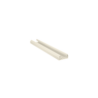 Base para canaleta T-70, de PVC rígido, con orificios perforados para montaje, 103.3 x 44.9 x 1800 mm, Color Blanco Mate