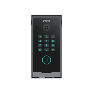 Videoportero Slim IP SIP con Cámara HD, IP IP65, Teclado Numérico y Relé, Apertura por BLE, Tarjeta, Remoto, Protocolo ONVIF, Compatible con App Fanvil Link