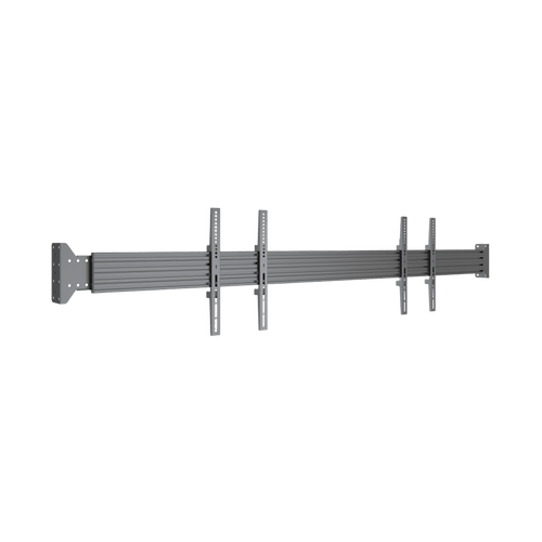 Sistema de Montaje en Pared / Rieles 2000 mm (78.7 in) / Estructura Modular / Soporte Ajustable / Incluye Herramientas y Tornillería Completa