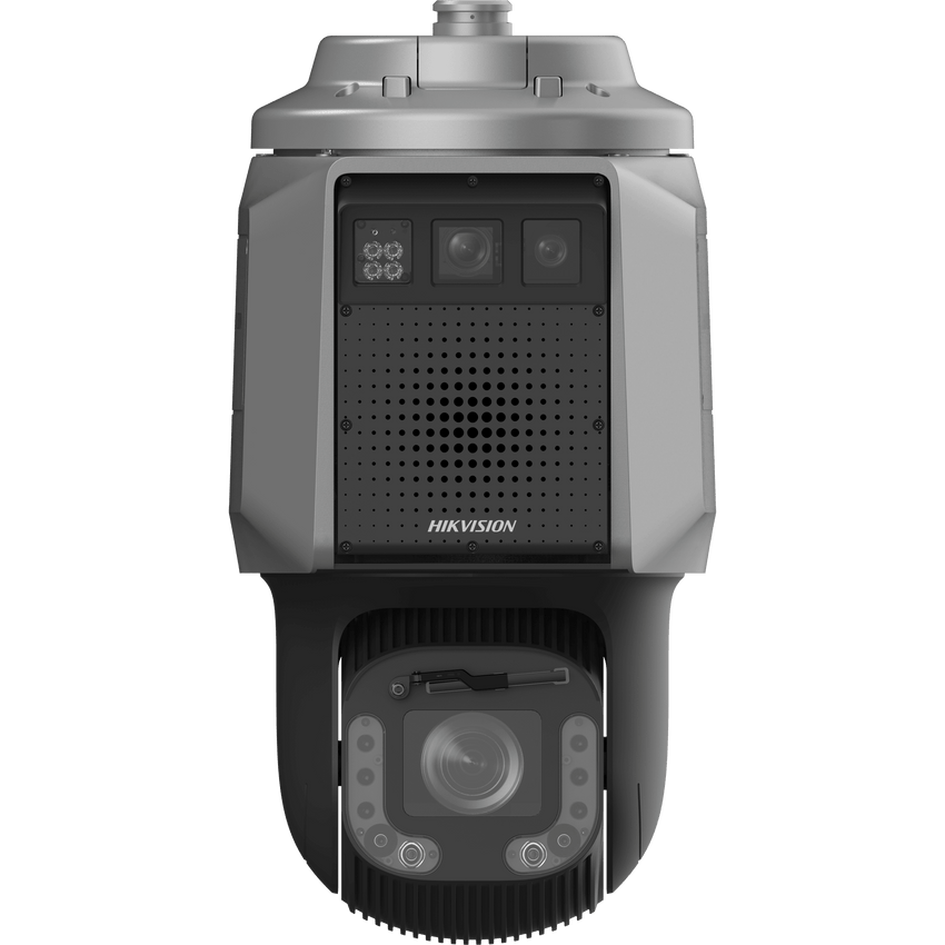 Cámara PTZ con Radar Triple Cámara Integrada / Detección de Intrusión por Radar / Rango de Detección 500 m / 32x Zoom Óptico / IP67