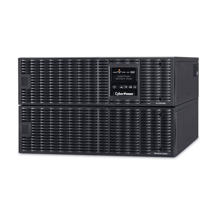 UPS de 10000 VA/10000 W, Online Doble Conversión, 200 - 240 Vac de Entrada, 200 - 240 Vac de Salida, Terminal Hardwired, Onda Senoidal Pura, Torre o Rack de 6 UR, Con 3 Tomas NEMA L6-30R