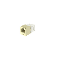 Conector Jack RJ45 Estilo TG, Mini-Com, Categoría 6, de 8 Posiciones y 8 Cables, Color Marfil