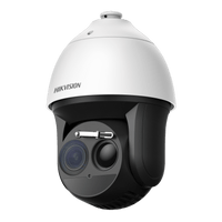 PTZ IP Dual / Lente Térmico 9mm / Lente óptico 4 Megapixel / 40X Zoom / 200 mts IR / WDR 120dB / Exterior IP66 / MicroSD