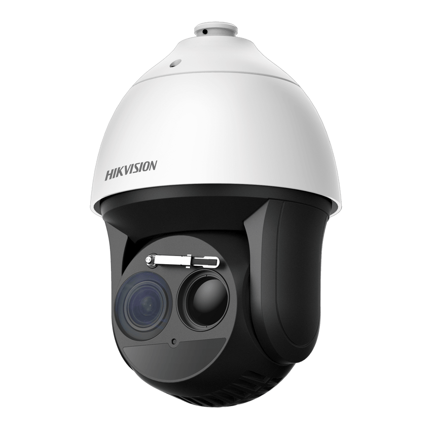 PTZ IP Dual / Lente Térmico 9mm / Lente óptico 4 Megapixel / 40X Zoom / 200 mts IR / WDR 120dB / Exterior IP66 / MicroSD
