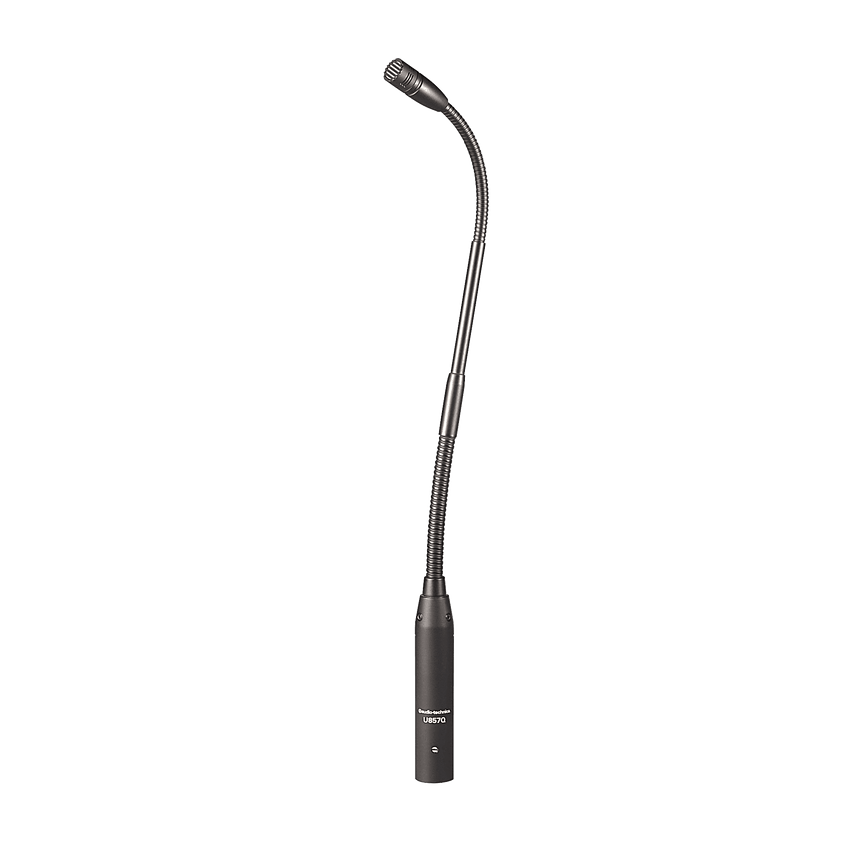 MICRÓFONO DE CONDENSADOR CARDIOIDE DE CUELLO DE CISNE PARA MONTAJE RÁPIDO.