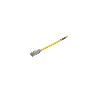 Cable de Parcheo UTP Cat6A, CM/LSZH, Diámetro Reducido (28AWG), Color Amarillo, 4ft