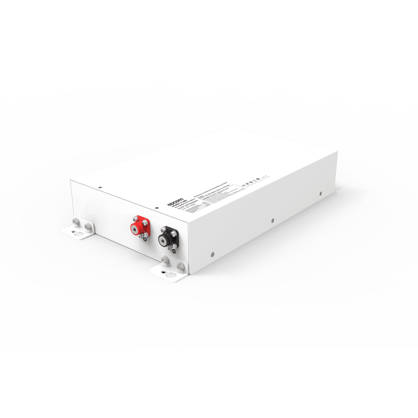 Batería de Litio Ciclo Profundo, 12.8 Vcc 100Ah LiFePO4 Case Metálico , Solar, Máximo 100 A de Descarga