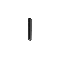 Organizador Vertical PatchRunner™, Sencillo (Solo Frontal), Para Rack Abierto de 45 Unidades, 8 in de Ancho, Color Negro