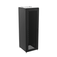 Gabinete de Telecomunicaciones ProLine S1 48 UR  Dimensiones 2350 x 800 x 1200 mm Acero color Negro RAL 9005 / Puertas Perforadas / Certificaciones UL-cUL