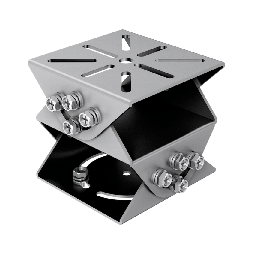 Montaje de Conexión PT para Cámaras IDS-TCM403 / Fabricado en Aluminio / Anticorrosivo