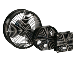 Ventilador Axial Compacto 6 Pulgadas / 115VAC / 240 CFM / Silencioso / Acero Negro / 50,000 Horas Operación