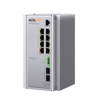 Switch Industrial Administrable Gigabit con 2 Puertos PoE bt + 6 Puertos PoE af/at o 24 V Pasivo + 2 SFP Gigabit, 240 W