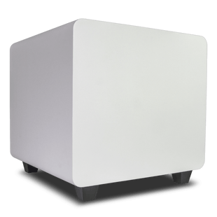 Subwoofer Activo de 12in | Diseño Down-Firing | 500W RMS | Recinto Sellado | Acabado Blanco