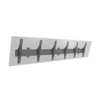 Soporte de Pared para TV / Riel Triple 400T / Capacidad 110 lbs (50 kg) / Compatible 32"-65" / VESA 100x100-600x400 mm / Ajuste Ángulo 5°-15° / Montaje Profesional