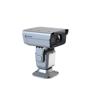 PTZ Punta de Poste IP Dual / Lente Térmico 100 mm (640 X 512) / Lente Óptico 56X Zoom (4 MP) / 800 mts IR Laser / 36 VCC / IP66 / Recubrimiento Anticorrosivo