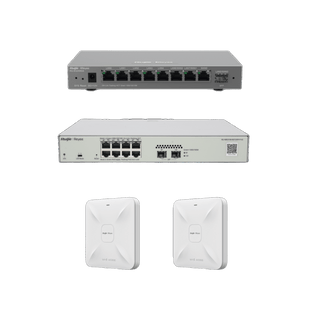 Solución Completa de Red para hasta 200 Clientes y hasta 4 servicios de Internet., Ideal para Iniciar un Proyecto de Hotelería u Oficina