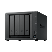 NAS DiskStation DS925+ | 4 Bahías | Expandible a 9 Bahías | 2 Puertos 2.5GbE | 2 Ranuras M.2 NVMe | AMD Ryzen V1500B | 4 GB DDR4 ECC | Hasta 565 MB/s Escritura Secuencial | Compatible con RAID | Synology DSM.