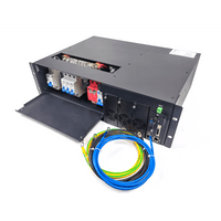 Rectificador de Energía AC 110 Vac / –48 V de Alta Eficiencia, 90 A y 5400 W, 3 UR para Telecomunicaciones como equipos OLT´s Modulares