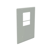 Placa Adaptadora de Aluminio con Corte para Aire Acondicionado T15, Gabinetes ComLine OSP, 506 x 381mm Con Junta de Espuma y Hardware Inoxidable