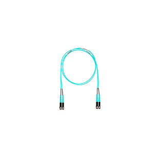 Jumper de Fibra Óptica Multimodo 50/125 OM4, SC-SC Duplex, OFNR (Riser), Color Aqua, 3 Metros (9.84 Pies)