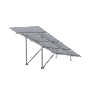 Montaje para Panel Solar 2X2, Riel 5 de 2700mm para Módulos con Espesor de 30-35mm, Vel. de Viento Máx. 136km/h