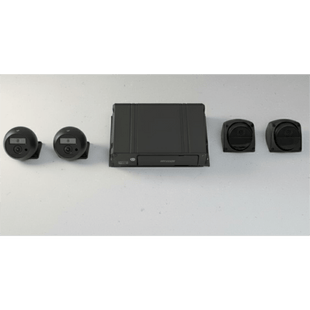 Kit DVR Móvil / 2 Cámaras Interior + 2 Cámaras Exterior / (1080p) / 4 Canales TURBOHD / Tecnología IA Integrada / Soporta 4G / GPS / Sensor G / Soporta 2 Memorias SD (512 GB total)
