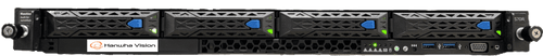 NVR Wisenet WAVE basada en Ubuntu Linux / Montable en Rack 1U / Incluye 1 licencia WAVE-PRO-04 / 470 Mbps throughput / Incluye 80 TB para almacenamiento