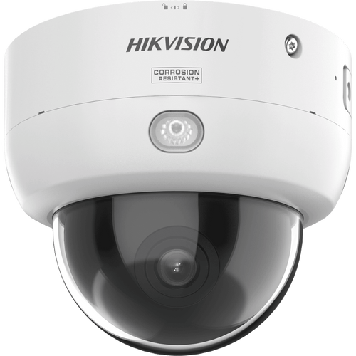 Domo IP 4 Megapixel / Lente 2.8 mm / Dual Light (40 mts IR + 40 mts Luz Blanca) / Darkfighter S / Exterior IP67 / IK10 / Microfono Integrado / WDR 130 dB / 4 Analíticos: AcuSense, Deteccion Facial, Conteo de Personas por Cruce y Zona