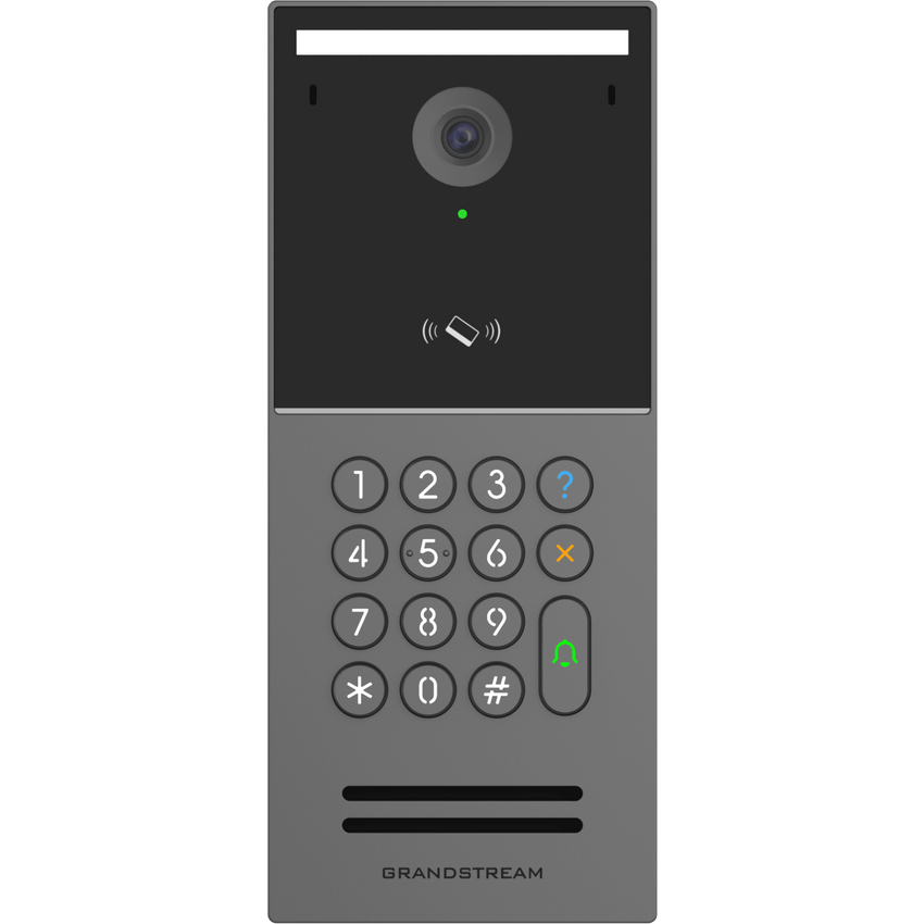Videoportero IP Inteligente GDS3725 / 2K Ultra HD 1080p / Ángulo 127° / IA ISP con Análisis de Comportamiento / Lector RFID IC-ID NFC / Múltiples Métodos de Apertura / PoE Integrado / Protección IP66 IK10 / Interoper