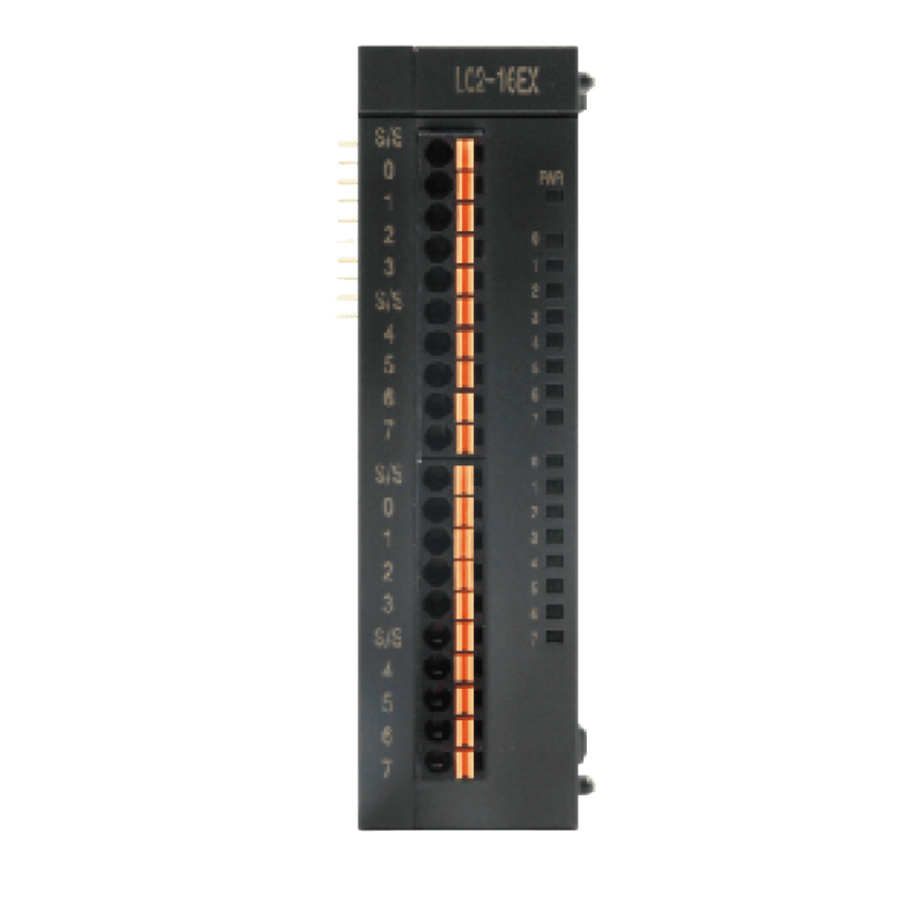 Módulo de Expansión Digital / 16 Entradas / Alta Velocidad / NPN-PNP / Filtro Ajustable / Riel DIN / PLC L02-L02S