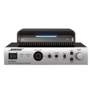 KIT Amplificador IZA250LZ y Streamer de Audio Modular MS.1 | PoE + USB-C | HDMI eARC + Óptica + RCA | Bluetooth LE Audio | WiFi | Control4-Crestron-Elan-RTI-URC-Savant-Lutron | AirPlay2-GoogleCast-SpotifyConnect