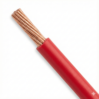 Bobina de 100 Metros (328.08 Pies) / Cable El�ctrico de Cobre / Recubierto THW-LS / Calibre 14 AWG / 19 Hilos / Color Rojo