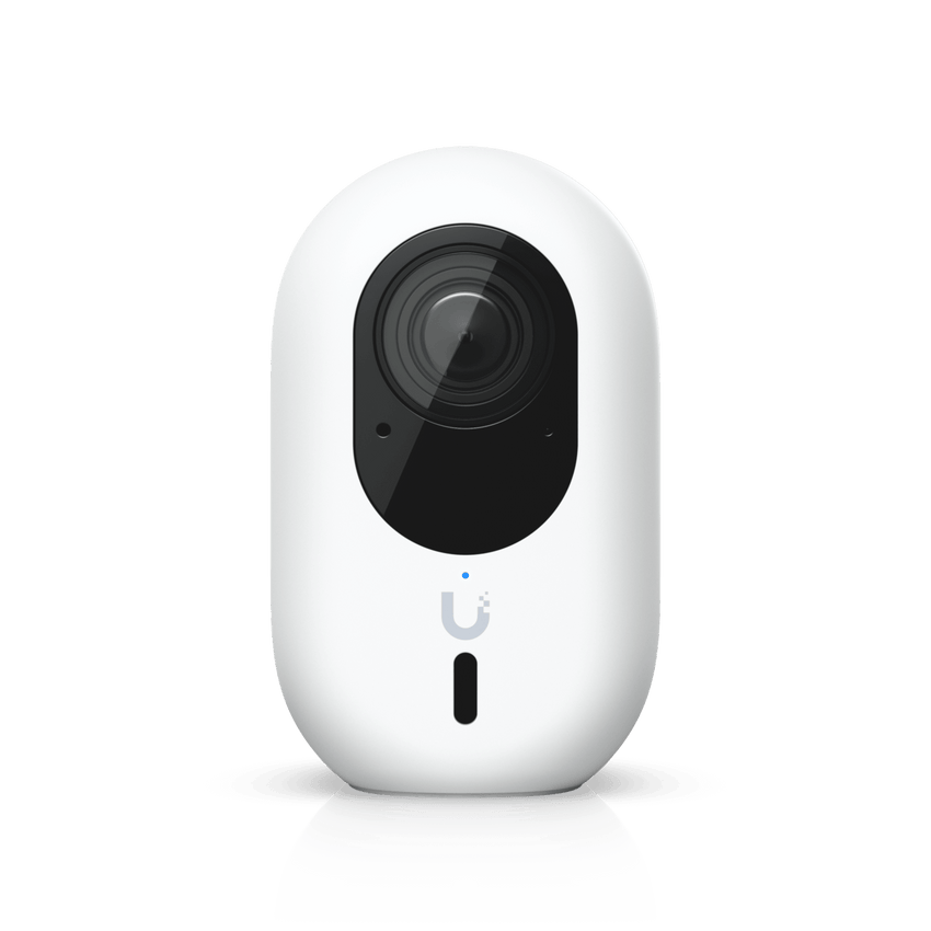 Cámara UniFi Protect G6 Instant con WiFi, 4K, Sensor de Imagen 8MP 1/1.8", Multi-TOPS AI, Audio Bidireccional, Visión Nocturna IR, Protección IPX5, Reconocimiento Facial y de Matrícula